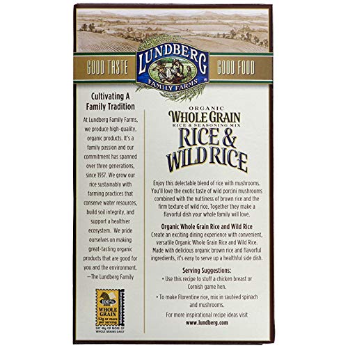 Lundberg Family Farms Organic Whole Grain And Wild Rice, Wild Po