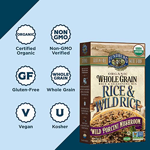 Lundberg Family Farms Organic Whole Grain And Wild Rice, Wild Po