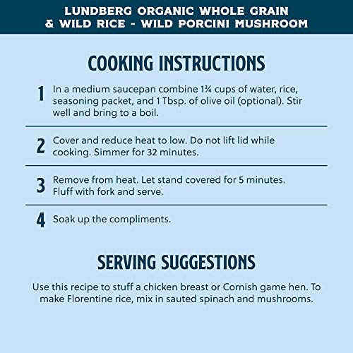 Lundberg Family Farms Organic Whole Grain And Wild Rice, Wild Po