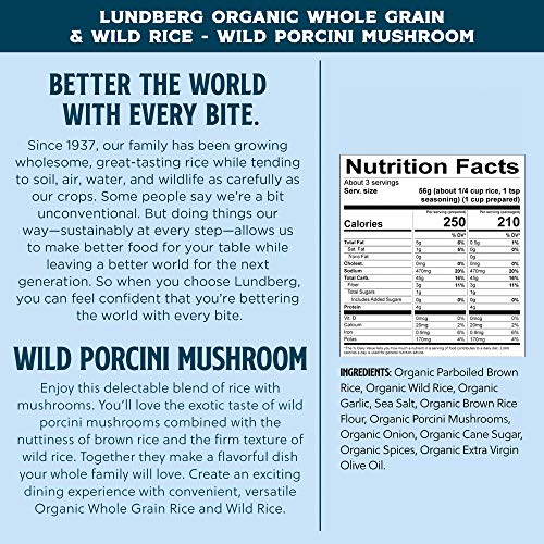 Lundberg Family Farms Organic Whole Grain And Wild Rice, Wild Po