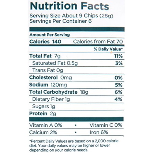 Lundberg Family Farms Rice Chips Made With Organic Grains, Sesam