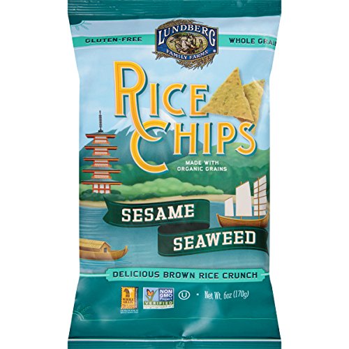 Lundberg Family Farms Rice Chips Made With Organic Grains, Sesam