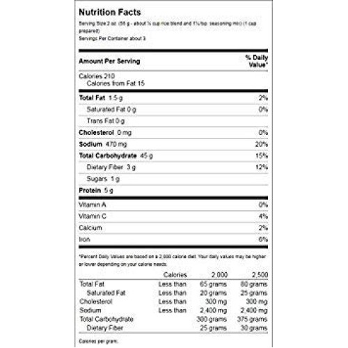 Lundberg Family Farms, Rice Whole Grain And Wild Garlic Basil Or