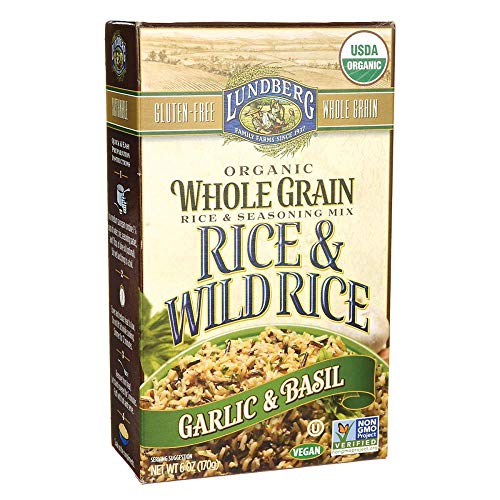 Lundberg Family Farms, Rice Whole Grain And Wild Garlic Basil Or