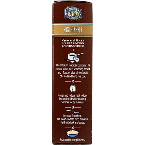 Lundberg Family Farms, Rice Whole Grain With Wild Porcini Mushro