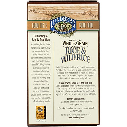 Lundberg Family Farms, Rice Whole Grain With Wild Porcini Mushro