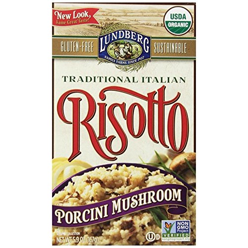 Lundberg Family Farms Risotto, Porcini Mushroom, 5.9 Ounce Pack