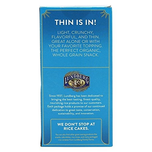 Lundberg Family Farms Thin Stackers Brown Rice Lightly Salted Gr