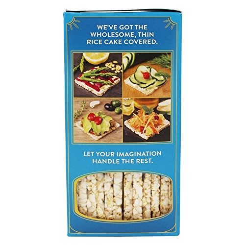 Lundberg Family Farms Thin Stackers Brown Rice Lightly Salted Gr