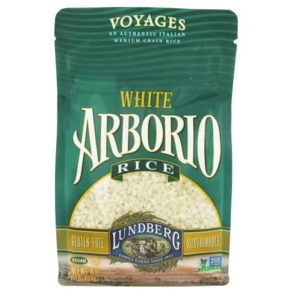 Lundberg Family Farms White Arborio Rice, 16 Ounce Pack Of 6