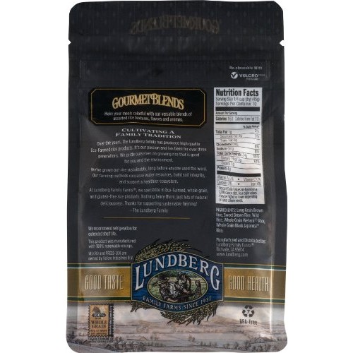 Lundberg Farms Gourmet Wild Rice Blend 6X1 Lb