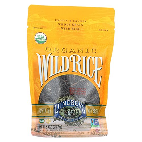 Lundberg Farms Organic Wild Rice, 8 Ounce - 6 Per Case.