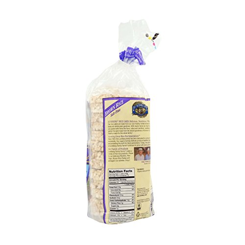 Lundberg Gluten-Free Brown Rice Organic Rice Cakes -- 8.5 Oz
