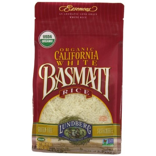 Lundberg Organic California White Basmati Rice, 32 Ounce Pack O