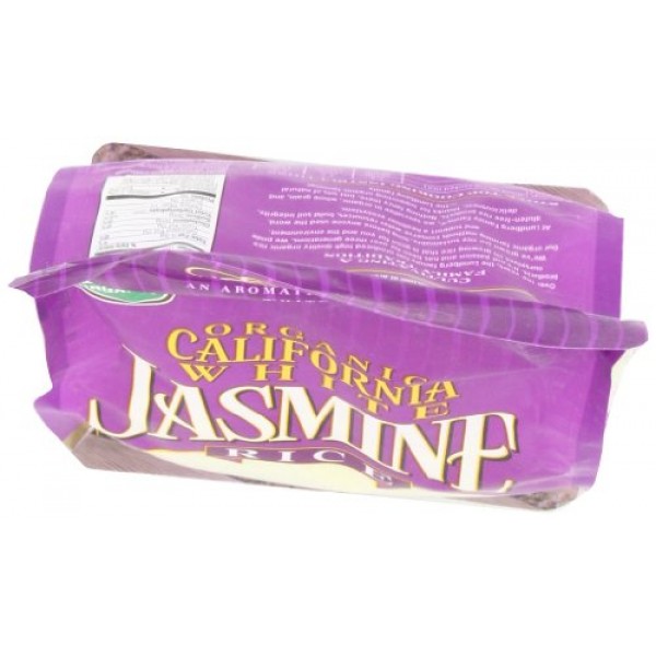 Lundberg Organic California White Jasmine Rice, 32 Ounce Pack o...