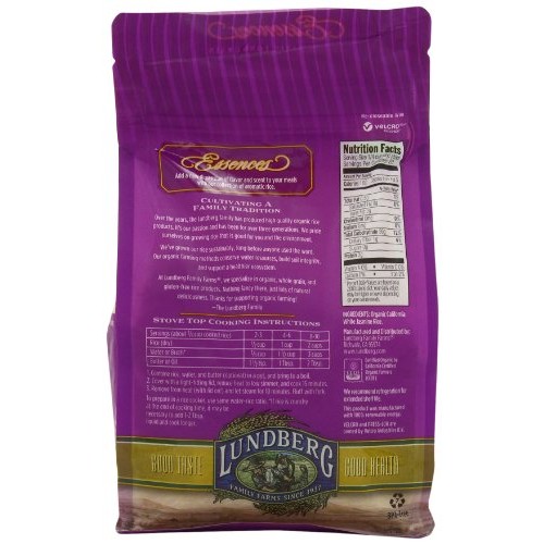Lundberg Organic California White Jasmine Rice, 32 Ounce