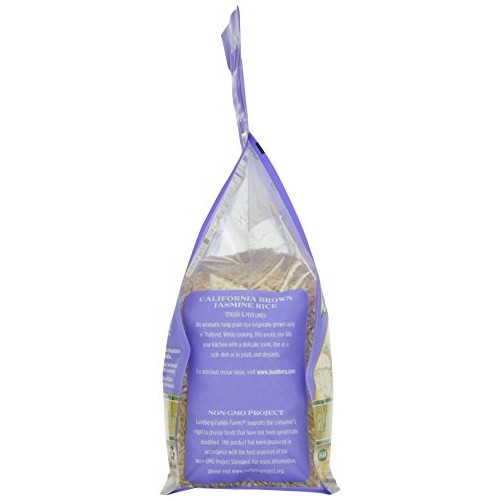 Lundberg Organic Rice - Jasmine Brown, 32 Ounce Pack Of 1