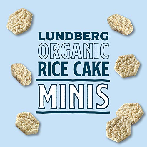 Lundberg Organic Sea Salt Rice Cake Minis, 5Oz 6 Count, Gluten