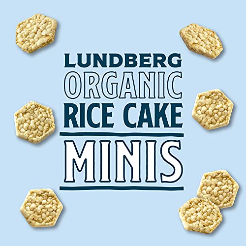 Lundberg Organic White Cheddar Rice Cake Minis, 5Oz, Gluten-Free