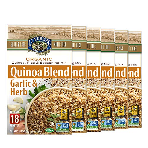 Lundberg Organic White Rice &Amp; Quinoa Entree, Garlic &Amp; Herb, 5.5O