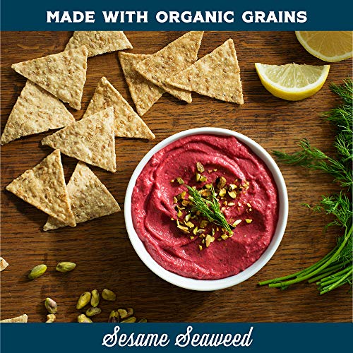 Lundberg Rice Chips, Sesame Seaweed, 6Oz 12 Count, Gluten-Free