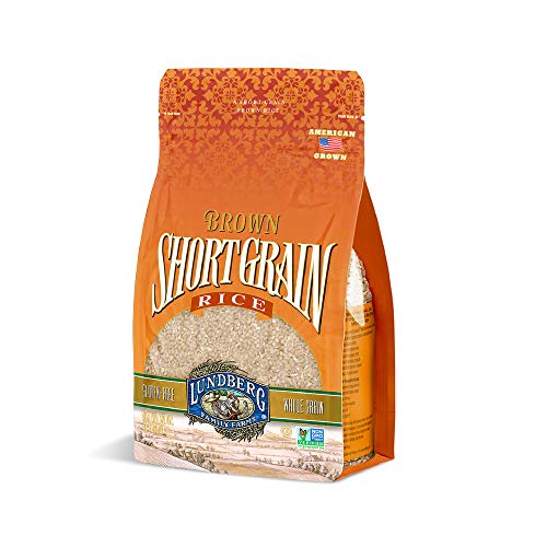 Lundberg Short Grain Brown Rice, 2Lb 6 Count, Gluten-Free, Non