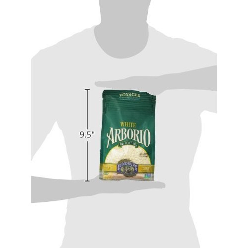 Lundberg White Arborio Rice Gluten Free Non Gmo 32 Oz. Pack Of 3.