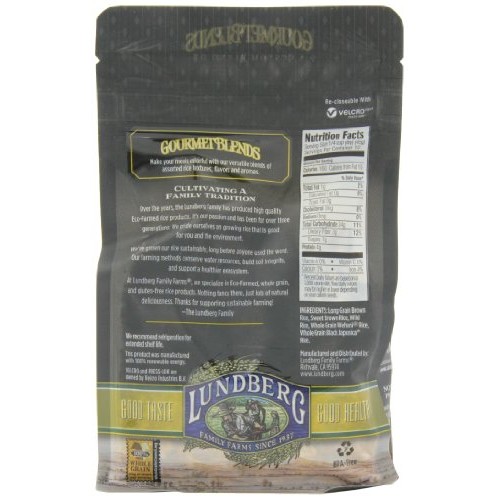 Lundberg Wild Blend, 16 Ounce Pack Of 6, Gourmet Wild And Whol