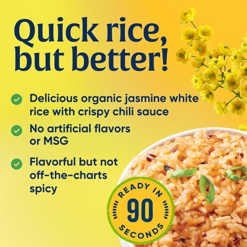 Lundberg X Fly By Jing Chili Crisp Rice, Organic, 8oz Pouch