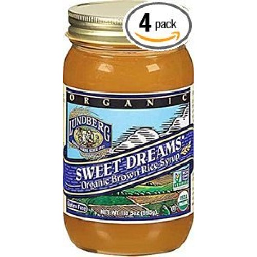 Lundberg Farms Rice Syrup, Og, Brown, 21-Ounce Pack Of 4