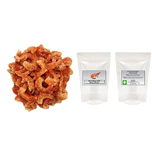 Dried Shrimps With Salt For Asian Cuisine Fresh Seafood Flavor O