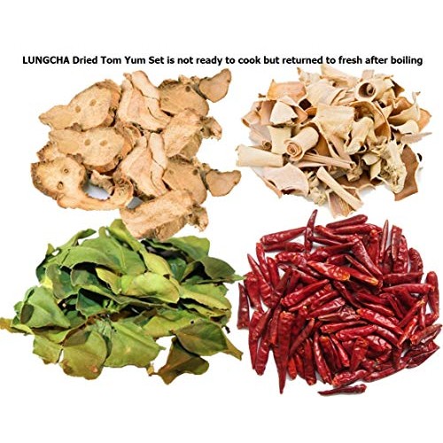 Lungcha Dried Kaaffir Lime Leaves 10 Gram Part Of Tom Yum Sets T