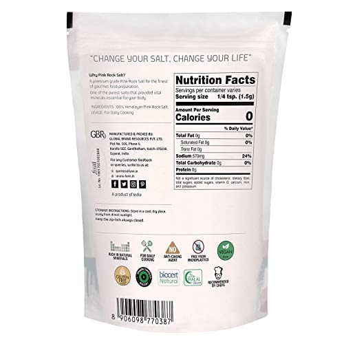 Lunn Mineral Rich Himalayan Pink Rock Salt Natural And Pure Unre