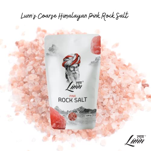 LUNN Crystal Himalayan Pink Rock Salt | 17.63 Oz 500Gm | Rich ...