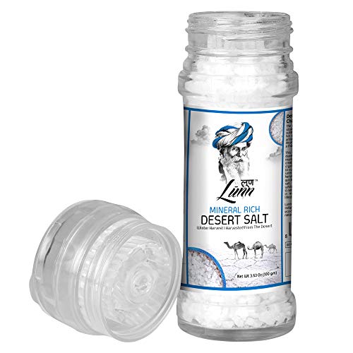 Lunn Natural Fine Grain Desert Salt | 3.53 Oz 100 Gm | With Sa