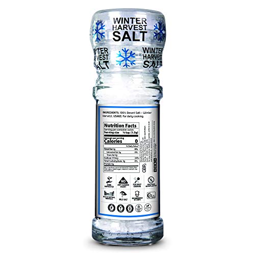 Lunn Natural Fine Grain Desert Salt | 3.53 Oz 100 Gm | With Sa