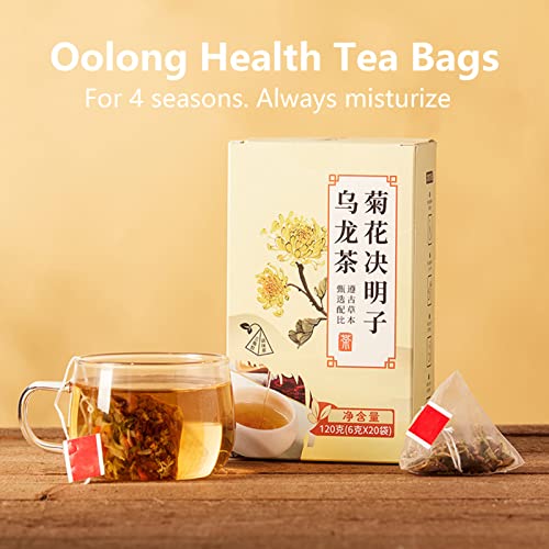 Chrysanthemum Cassia Seeds Tea Bags120g, 6gX20Bags, 100% Natur...