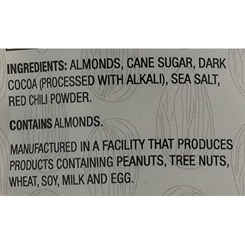 Lush Gourmet Foods Almonds Dark Cocoa Chili, 3.85 Oz