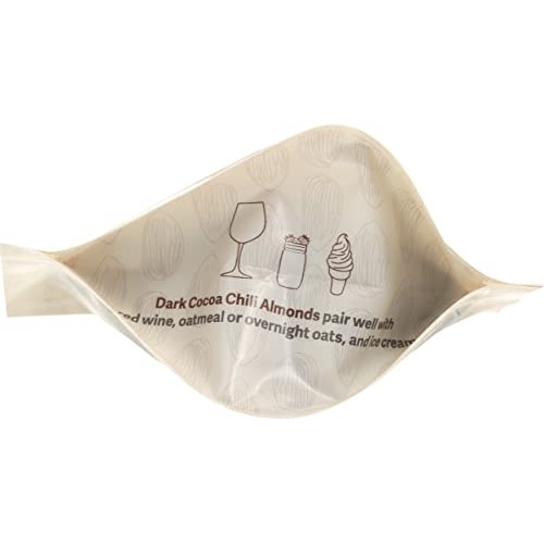 Lush Gourmet Foods Almonds Dark Cocoa Chili, 3.85 Oz