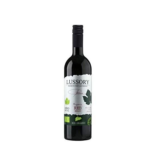 Lussory Organic Merlot Non-Alcoholic Red Wine 750Ml