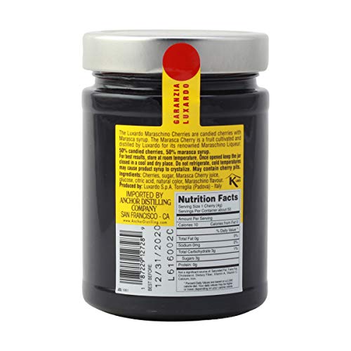 Luxardo Maraschino Cherries, 418 Ml