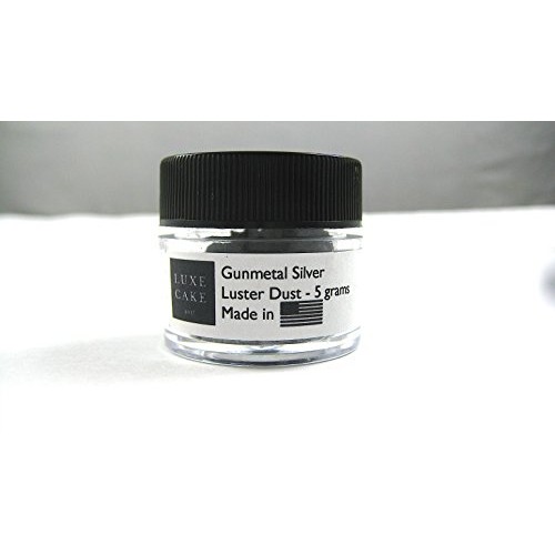 Dark Silver - 5 Grams - Edible Luxury Cake Dust For Decorating C
