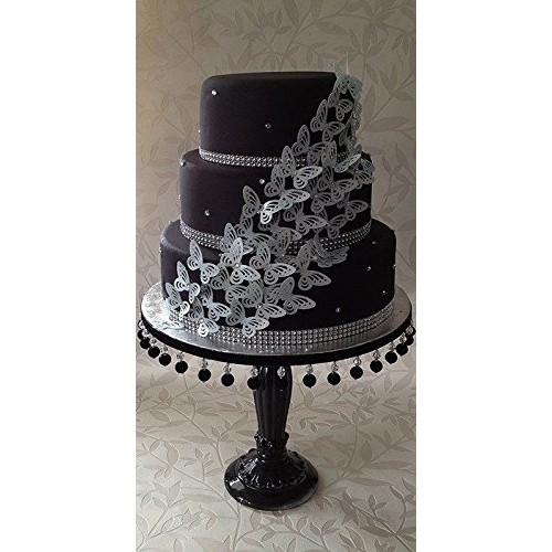 Dark Silver - 5 Grams - Edible Luxury Cake Dust For Decorating C