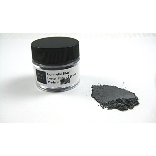 Dark Silver - 5 Grams - Edible Luxury Cake Dust For Decorating C