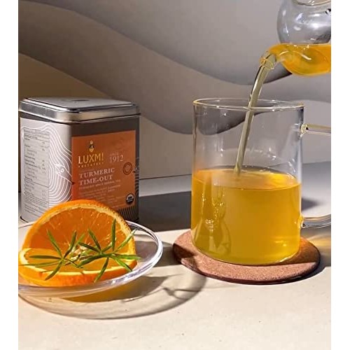 Luxmi Estates Turmeric Time-Out Herbal Loose Tea 100g Pack | Cer...