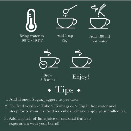 Luxmi Estates Turmeric Time-Out Herbal Loose Tea 100g Pack | Cer...