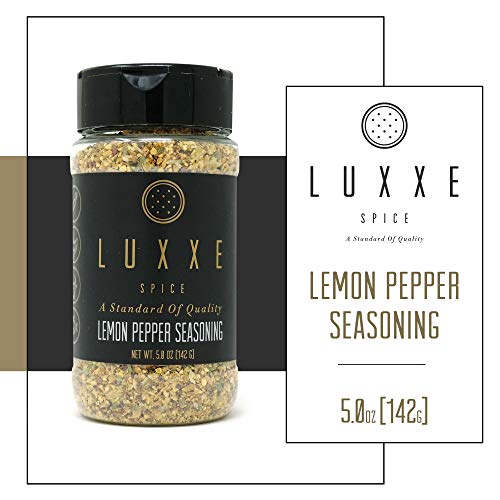 LUXXE Spice Lemon Pepper Seasoning, 5.0 Ounce