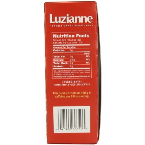 Luzianne Specially Blended For Iced Tea, 100-Count Tea Bags Pac