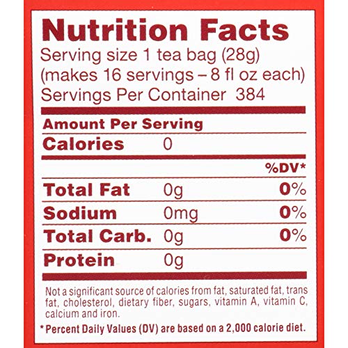 Luzianne Specially Blended Gallon Size Iced Tea Bags, 24 Count Box