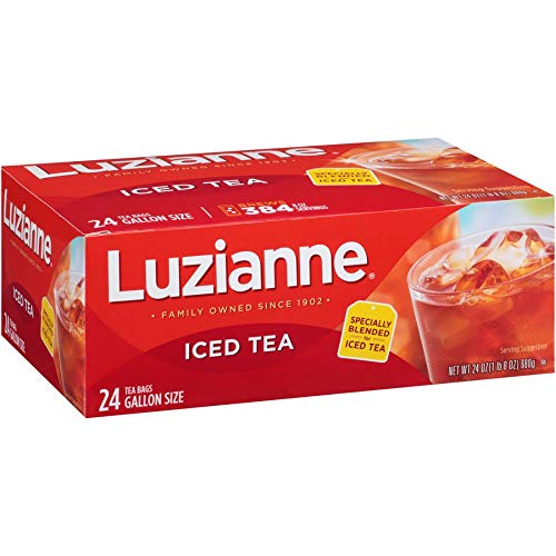 Luzianne Specially Blended Gallon Size Iced Tea Bags, 24 Count Box